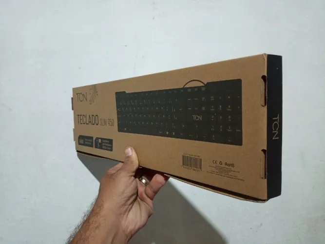 Teclado slim com fio USB TCN