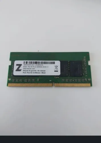 Memoria ddr4 8gb note