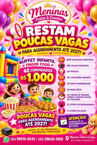 Pula pula, algodão doce,  pipoca,crepe Suíço 