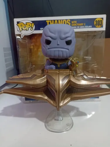 Lote Funko Pop Marvel Originais | Hulk Ragnarok + Thanos Sanctuary II + Iron Man Endgame