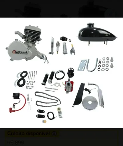 KIT COMPLETO MOTOR 80CC PARA BICICLETA