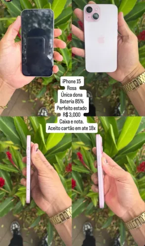 iPhone 15 rosa 128 GB