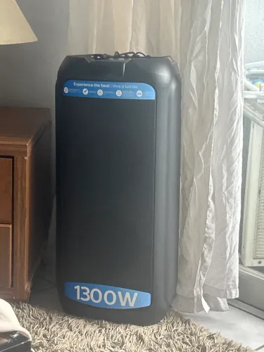 Caixa De Som Philips Party Speaker Tax4209/78 Preta Potente Preto 127/220v