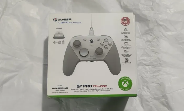 Controle gamer G7 pro branco Xbox Pc