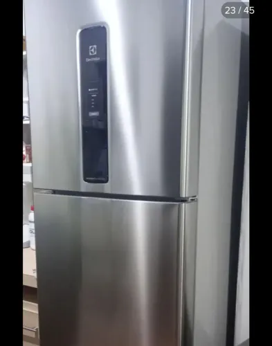 Refrigerador Eletrolux inverter Lf46s 410 litros inox