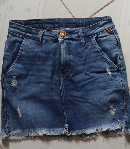 Saia jeans 