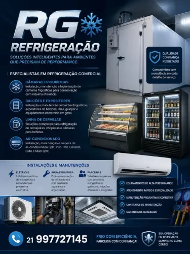 RG REFRIGERAÇÃO E CLIMATIZAÇÃO (PROFISSIONALISMO COM NOSSO CLIENTE)