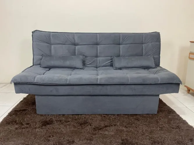 Sofa cama com baú Espuma d28 SOFT