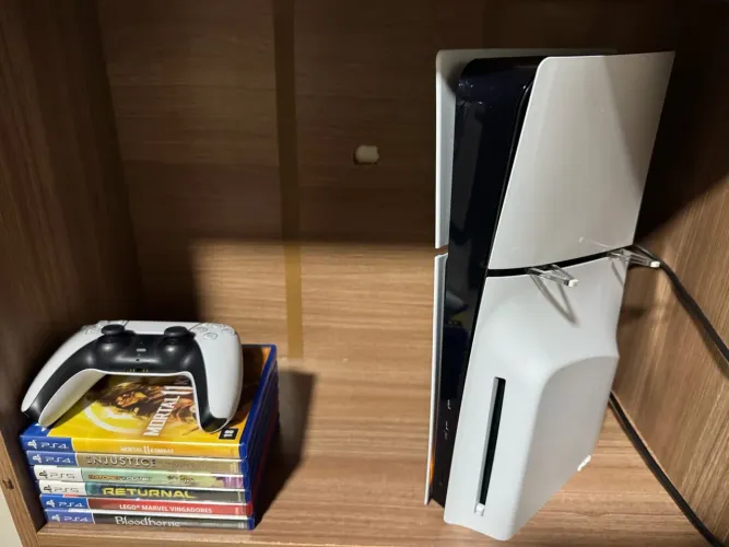 PS5 Slim mídia Física 1TB 
