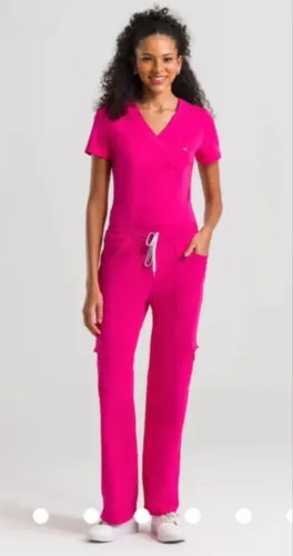Scrub Coach Dra Cherie Rosa pink novo