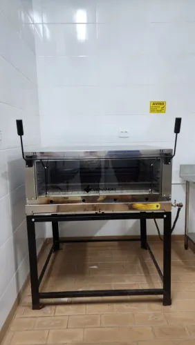 Forno a Gás Industrial Roma Inox Firi110 Venancio 2 grades