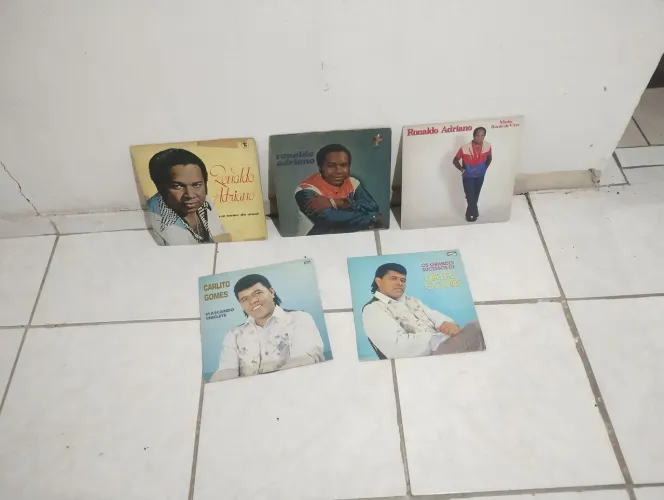 Discos de Vinil Ronaldo Adriano e Carlitos Gomes