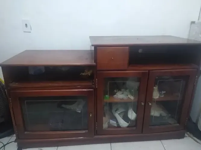 vendo rack de madeira
