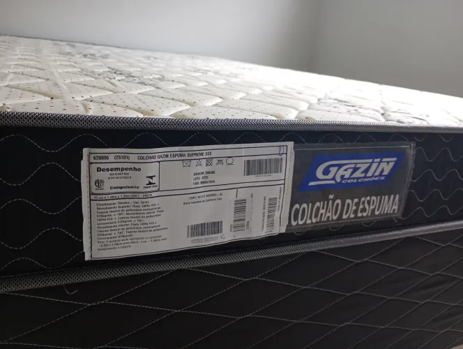 Box(Umaflex) com Colchão Supreme Gazin Preto