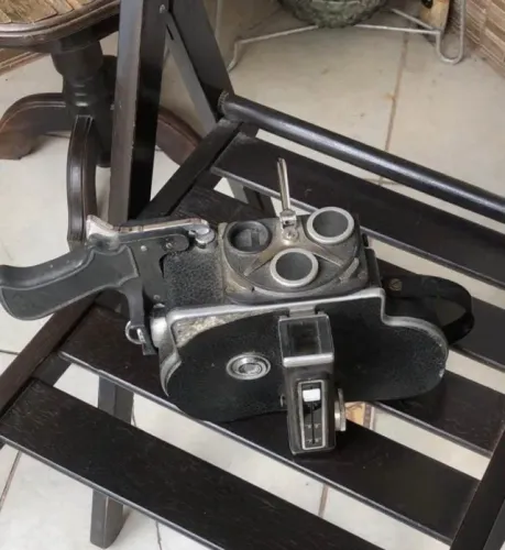 Câmera Filmadora Antiga Paillard-Bolex - Item de Coleção / Decoração