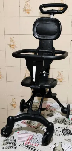 CARRINHO INFANTIL DE PASSEIO - ESTRUTURA EM FERRO