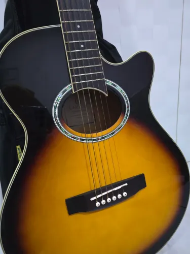Violão Elétrico Giannini Aco Folk Afinador + Acessórios Gdc1 Cea - Vsbs