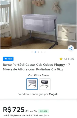 Berço portátil