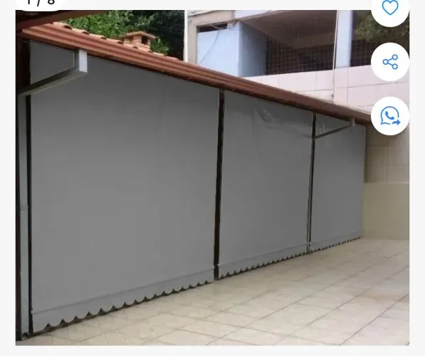 Toldo em lona e policarbonato  fábrica 