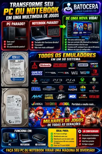 Hd com batocera