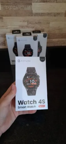 Relógio Smartwatch 4S Tela AMOLED 1.43 GP. ORIGINAL S A Prova Dagua