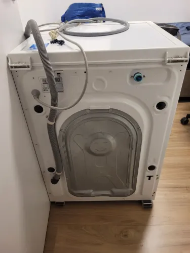 Máquina de lavar e secar