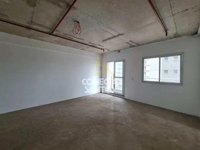 Sala com Lavabo e Sacada em Santos, Cod: 917
