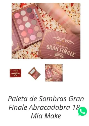 Paleta de sombras  gran finale abracadabra( Mia Make)