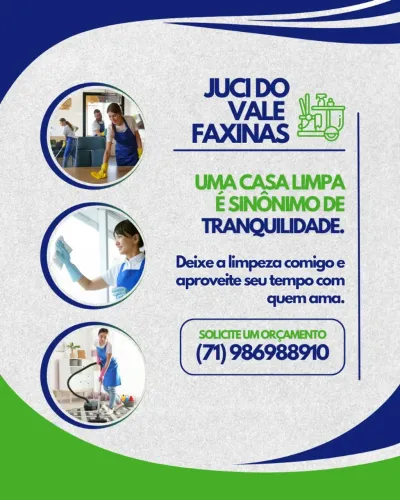 Faxina que faz a diferença!