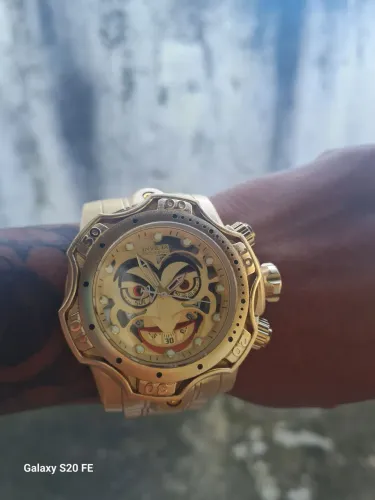 Relógio Masculino Coringa - Modelo Grande e Robusto (Desapego)