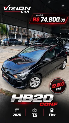 Hyundai HB20 Comfort Plus 1.0 Flex 12V Mec. 2025