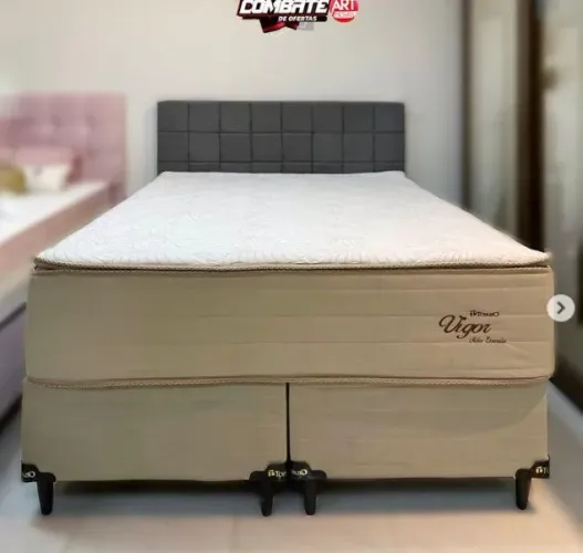 Cama Queen box gigante 