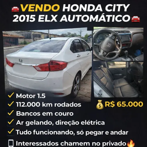 Honda City Sedan EXL 1.5 Flex 16V 4P Aut. 2015