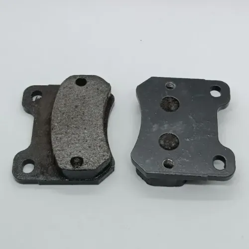 Jogo de pastilhas de freio traseiras Kart Mini - modelo M2 e R2 mais antigos.