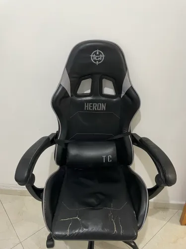 Cadeira Gamer TGT Heron TC, Preto e Cinza