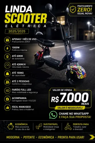SCOOTER elétrica | 7 MIL 