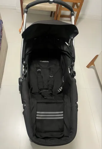 Carrinho kiddo + bb conforto + adaptador de carro