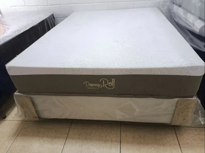 Conjunto Box de Casal Dreams Roll 1,38x1,88x24cm - Kappesberg