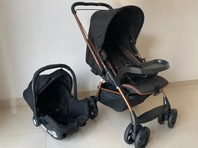 Carrinho Galzerano + Bebê Conforto (Travel System)