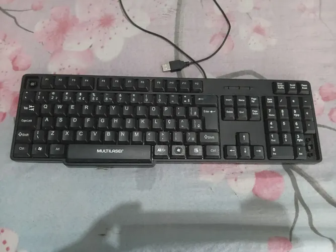Teclado multilaser faltando so 2 tecla