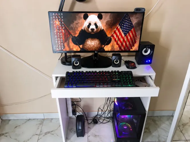 ? PC Completo + Monitor LG + Teclado Gamer + Webcam