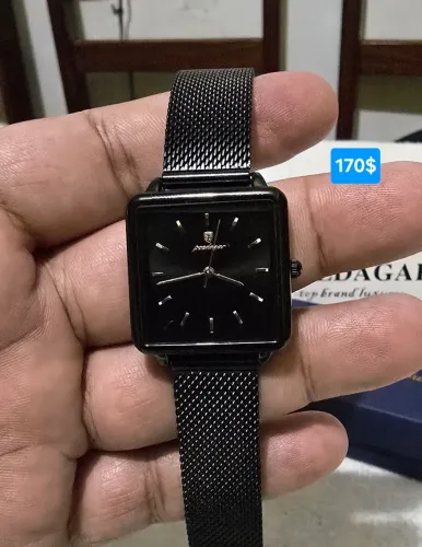 Relógio feminino da Poedagar preto original