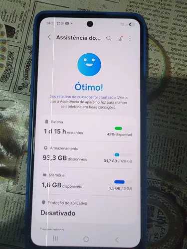 Telefone na Caixa S21 128 giga