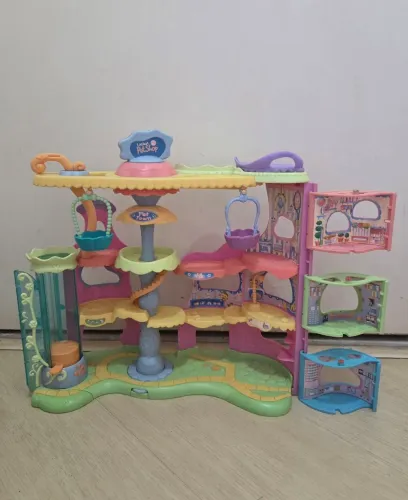 Littlest Pet shop round"N round Pet tow três andares play set