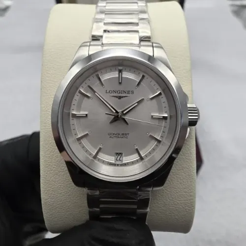 Relógio Longines Conquest Automático Feminino Aço Inoxidável Novo na Caixa