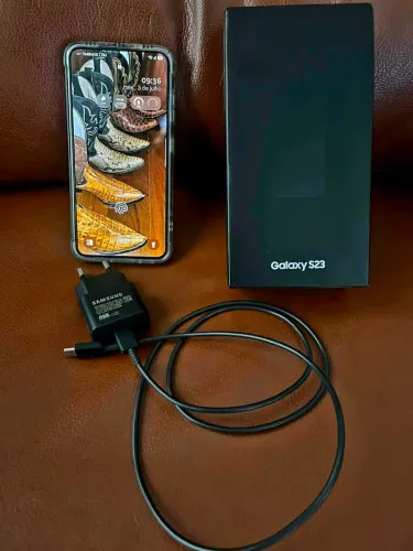 Samsung Galaxy S23 256gb, RARIDADE, sem detalhes, completo, caixa, acessórios, NFe capinha