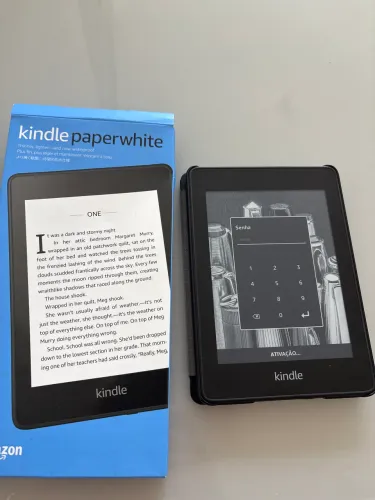 Kindle 9 Geração 8GB com capa (pouco uso)