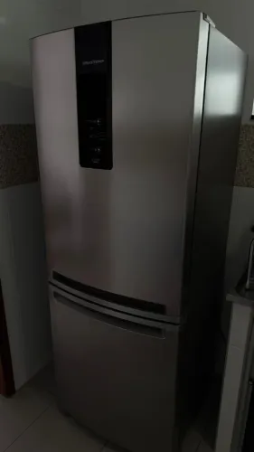 Geladeira Brastemp, Painel digital, turbo freezer e ice inox - 447L - 110V INVERSE