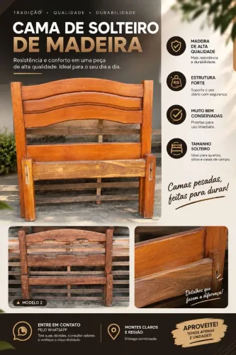 Cama Solteiro