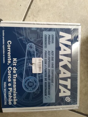 Conjunto transmissão fan 125. NAKATA . Novo.
